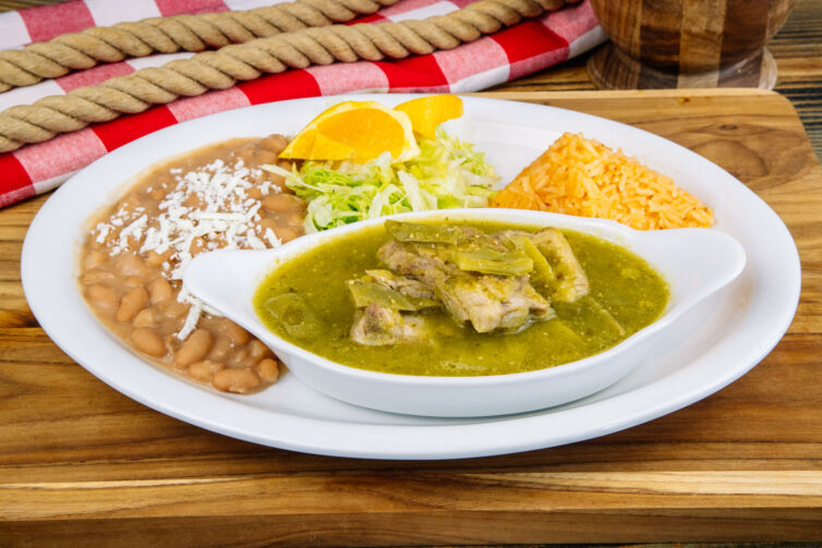 Costillas en salsa Verde